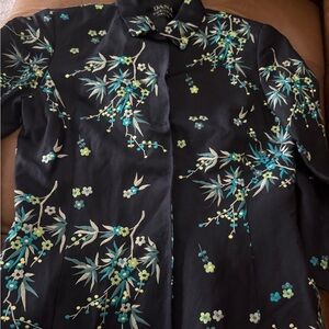 Dana Buchman Black Jacket with Embroidery